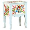 vidaXL H&aring;ndmalt nattbord 40x30x50 cm heltre mango