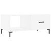 vidaXL Salongbord hvit 90x50x40 cm konstruert tre