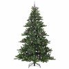 vidaXL Kunstig sammensatt juletre med 300 LED gr&oslash;nn 240 cm PVC