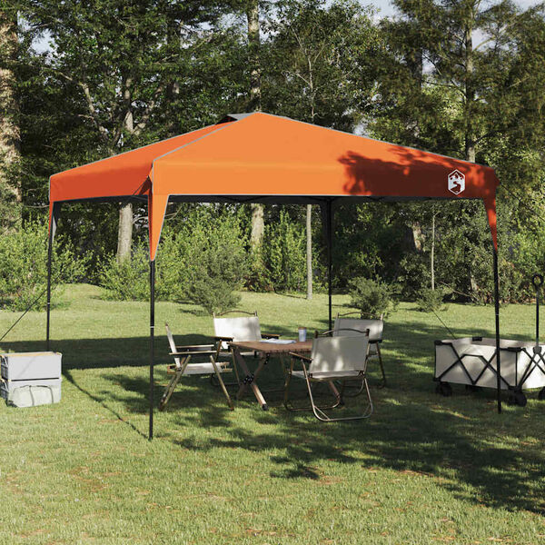 vidaXL Canopy telt Oransje 290 x 290 x 251 cm stoff