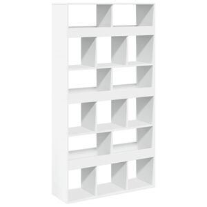 vidaXL Romdeler hvit 100x33x187,5 cm konstruert tre