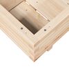 vidaXL Plantekasse 110x40x26,5 cm heltre furu
