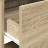vidaXL Nattbord med skuff 2 stk sonoma eik 51x31x47 cm