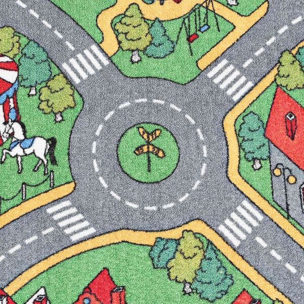 vidaXL Leke matte Gr&aring; 200 x 90 cm stoff