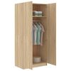 vidaXL Garderobe sonoma eik 80x52x180 cm konstruert tre