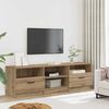 vidaXL TV-benk artisan eik 150x33,5x45 cm konstruert tre