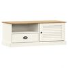 vidaXL TV-benk VIGO hvit 106x40x40 cm heltre furu