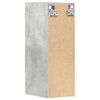 vidaXL Hengende skap "Riga" betonggr&aring; 20x29,5x60 cm konstruert tre