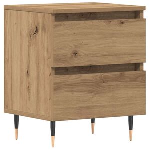 vidaXL Nattbordskap Artisan Eik 40 x 35 x 50 cm Konstruert tre