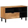 vidaXL TV-skap med skuff Brun 80 x 33 x 46 cm Massiv mango tre