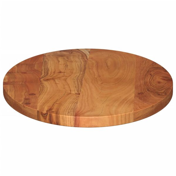 vidaXL Bordplate 110x50x3,8 cm oval heltre akasie