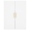 vidaXL Highboard hvit 69,5x34x180 cm konstruert tre
