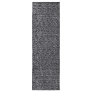 vidaXL Teppe Antrasitt 50 x 100 cm 100% Polyester 3 mm Vaskbar