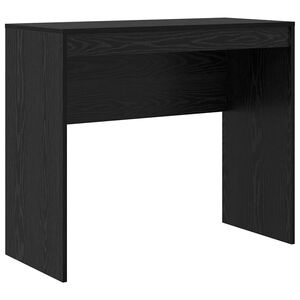 vidaXL Skrivebord Svart Eik 90 x 40 x 76 cm
