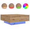 vidaXL Kaffebord Artisan Eik 80 x 80 x 31 cm Konstruert tre