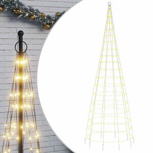 vidaXL LED Juletre 550 LEDs Varm Hvit 300 cm