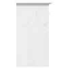 vidaXL Garderobe BODO hvit 115,5x44x80 cm heltre furu