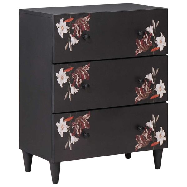 vidaXL Oppbevaringsskap Flerfarget 60 x 33,5 x 75 cm Massiv mango tre