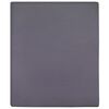 vidaXL Jerseylaken antrasitt 180x200 cm bomull