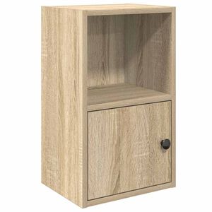 vidaXL Bokhylle sonoma eik 31x24x52 cm konstruert tre