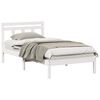 vidaXL Sengestamme Hvit 80 x 200 cm Massiv furu