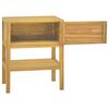 vidaXL Baderomsskap 60x40x75 cm heltre teak