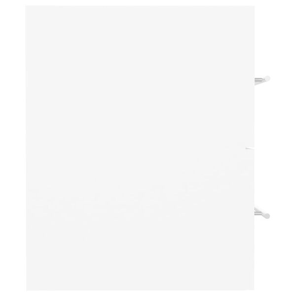 vidaXL Servantskap hvit 41x38,5x48 cm konstruert tre