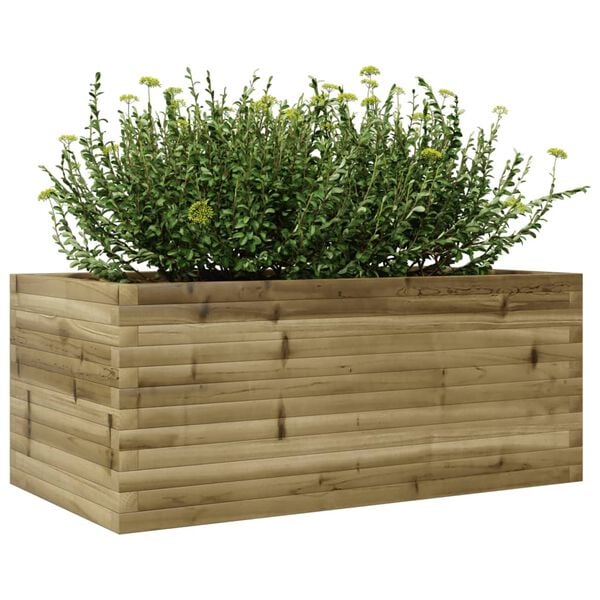 vidaXL Plantekasse 110x60x46 cm impregnert furu