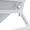 TRIXIE Høydejusterbar dyrerampe 36x90 cm MDF hvit 39375