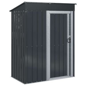 vidaXL Hageskur Antrasitt 137 x 81 x 180 cm Metall