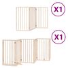 vidaXL Hundeport sammenleggbar 9 paneler 450 cm poppeltre