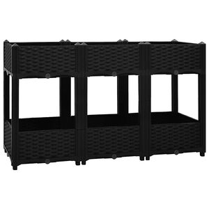 vidaXL H&oslash;ybed 120x40x71 cm polypropylen