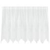 vidaXL Blondegardin Hvit 80 x 200 cm Polyester