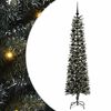 vidaXL Kunstig juletre gr&oslash;nn 180 cm PVC og plast og st&aring;l