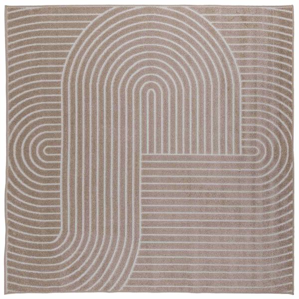 vidaXL Omr&aring;detepper Torget Beige 240 x 240 cm