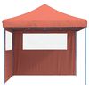 vidaXL Partytelt Terrakotta 292 x 292 x 315 cm Oxford Stoff