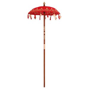 vidaXL Balinesisk Parasol 125 x 125 x 260 cm