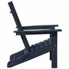 vidaXL Folding Adirondack Stol Marinebl&aring; 80,5 x 74,5 x 92 cm HDPE