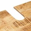 vidaXL Vaskeskap med hylle Brun 71 x 33 x 58 cm Massiv mango tre