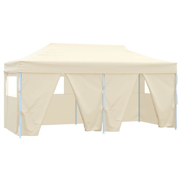 vidaXL Partytelt Krem 291 x 580 x 315 cm Oxford Stoff