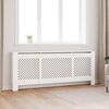vidaXL MDF Radiatordeksel 205 cm hvit