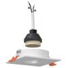 vidaXL Spotlight 24 pcs Hvit 9 x 9 x 2 cm Aluminium
