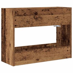 vidaXL Parasollstativ Gammelt tre 65 x 24 x 50 cm Konstruert tre