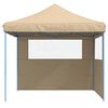vidaXL Partytelt Beige 292 x 292 x 315 cm Oxford Stoff