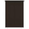 vidaXL Utend&oslash;rs rullegardin 165 (B) x 230 (H) cm brun HDPE