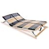 vidaXL Spilebase med 42 lameller 7 soner 120x200 cm