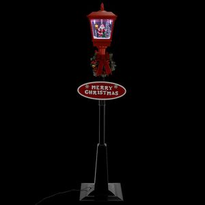 Julegatelampe med julenisse 180 cm LED