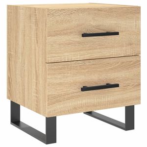 vidaXL Nattbord sonoma eik 40x35x47,5 cm konstruert tre
