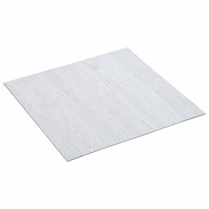 vidaXL Selvheftende Gulvplanker Hvit 30,5 x 30,5 cm 20 stk. PVC