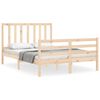 vidaXL Sengeramme uten madrass 140x190 cm heltre furu